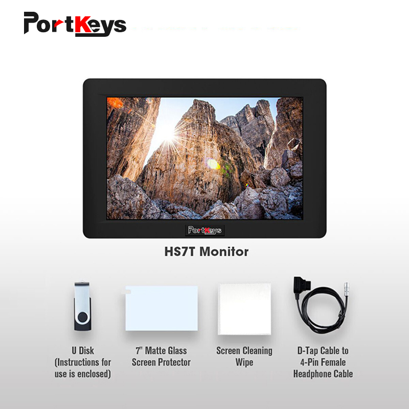 NEW Portkeys HS7T 7 Inch Camer - Camera Monitor 7 Inch Hdmi 4K recension och pris