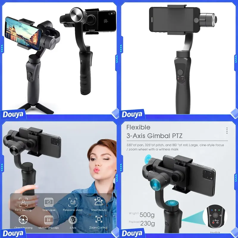 Takenoken Camera Gimbal 3 Axis - Gimbal Stabilizer For Phone 3 Axis recension och pris