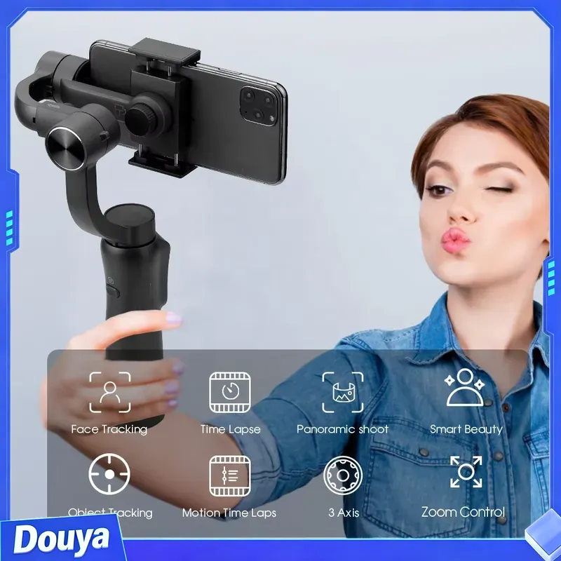 Takenoken Camera Gimbal 3 Axis - Gimbal Stabilizer For Phone 3 Axis recension och pris