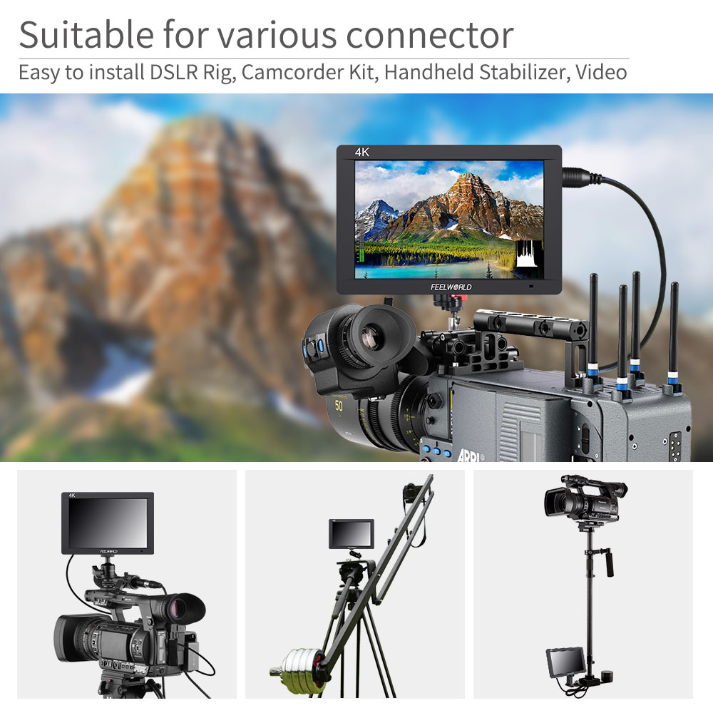 Feelworld FW703 7 Inch 3G-SDI  - Camera Monitor 7 Inch Hdmi 4K recension och pris