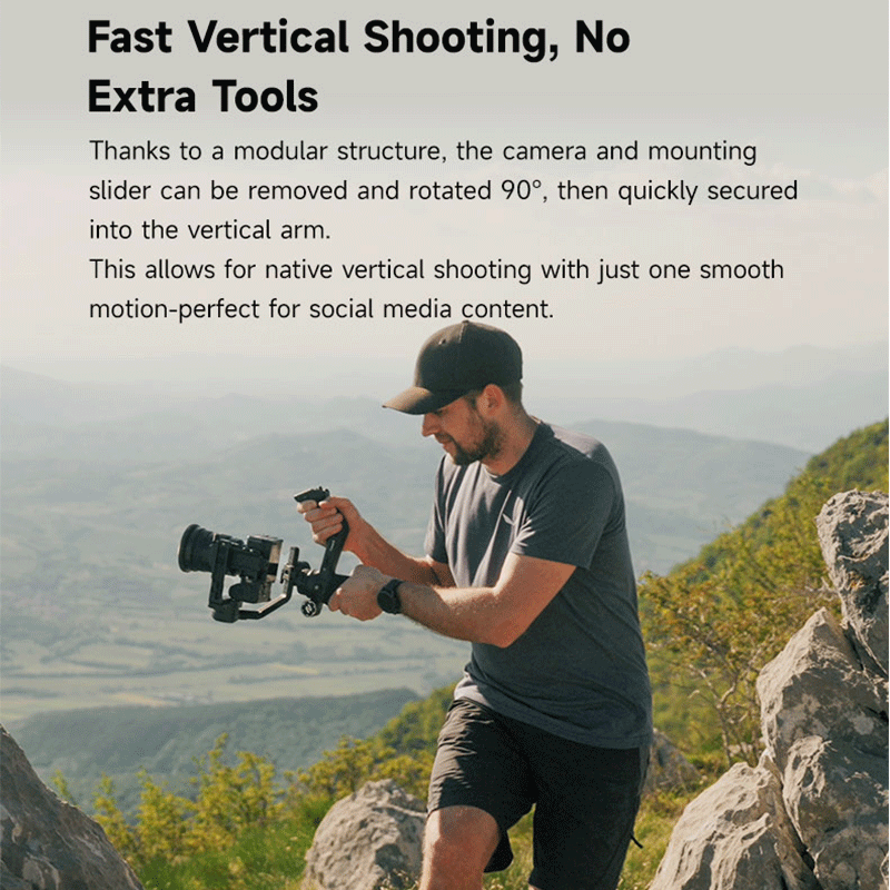 FeiyuTech SCORP 3 Camera Gimba - Camera Gimbal Stabilizer 3 Axis Dslr recension och pris