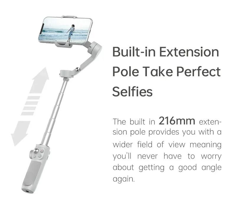 VB4 Smartphone Stabilizer Buil - Gimbal Stabilizer For Phone 3 Axis recension och pris